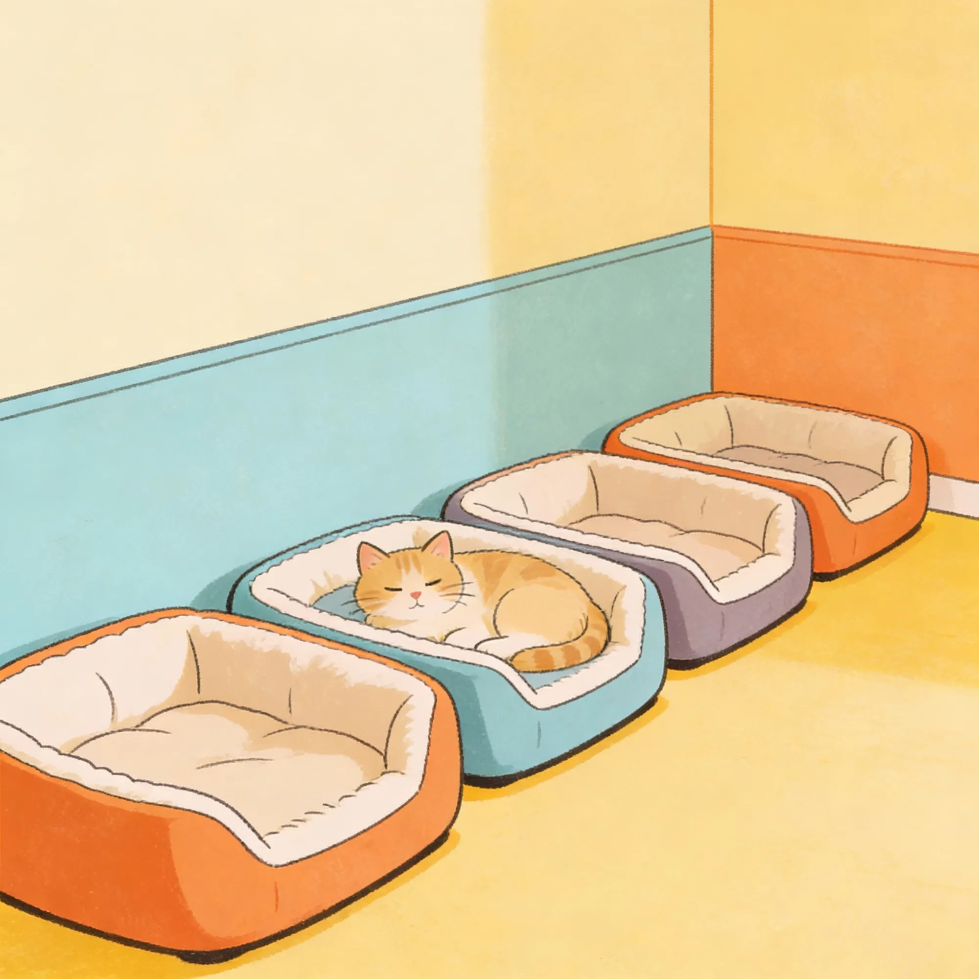 Köpeklerden izole edilmiş kedi alanları